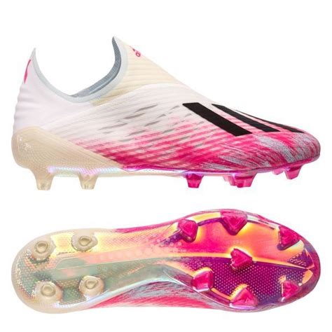 adidas x 19+ fg/ag uniforia - weiß/schwarz/pink|x 19.1 fg white shock pink.